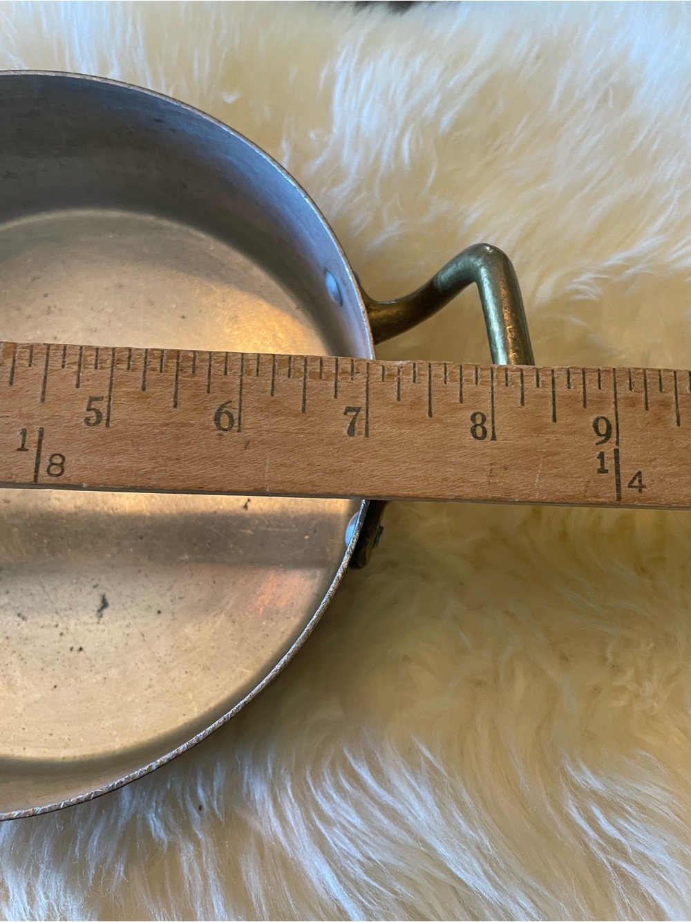 VTG French Copper Rondeau ~ France - Picture 9 of 9